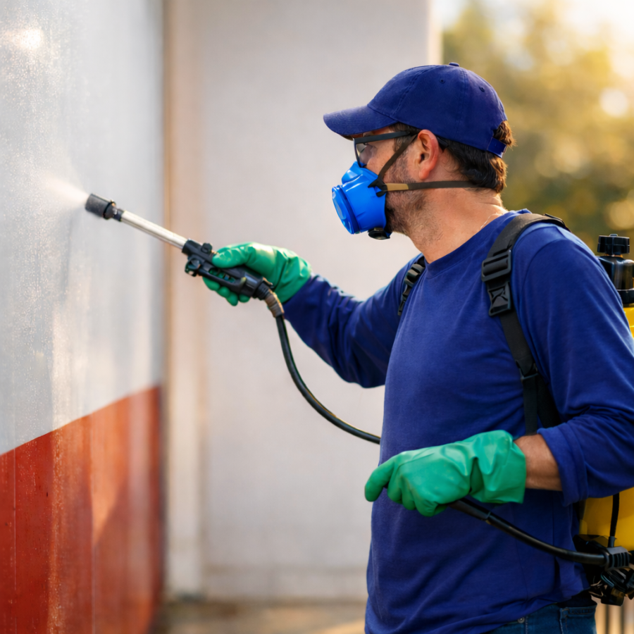 Controle de pragas com produto seguro